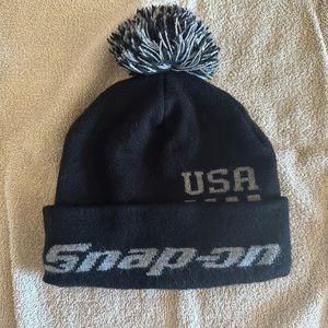 Childs Kids Snap On Tools Beanie Winter Hat